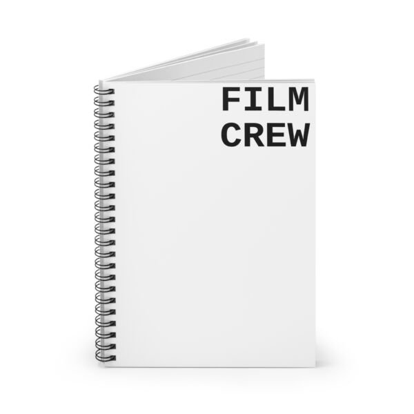 "Film Crew" Spiral Notebook - Ruled Line - Image 2