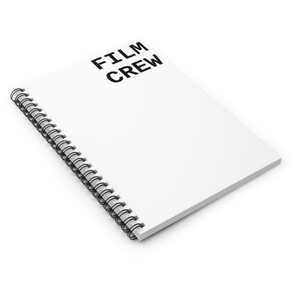 "Film Crew" Spiral Notebook - Ruled Line - Image 3