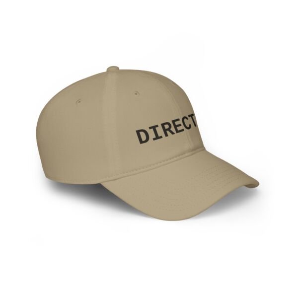 "Director" Low Profile Baseball Cap - Image 3