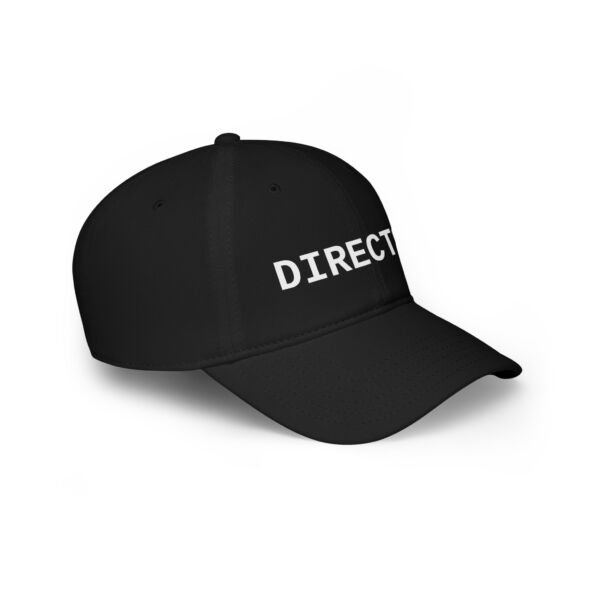 "Director" Low Profile Baseball Cap - Image 3