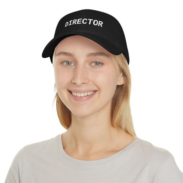 "Director" Low Profile Baseball Cap - Image 4