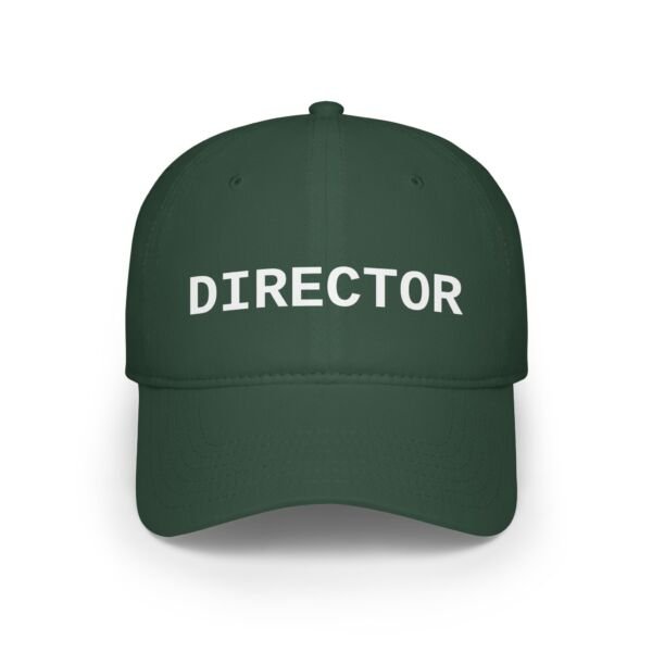 "Director" Low Profile Baseball Cap - Image 5