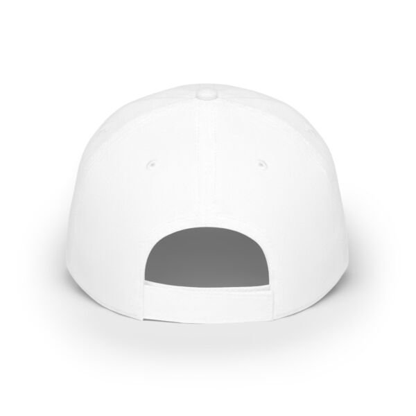 "Film Crew" Low Profile Baseball Cap Style 2 White - Image 2