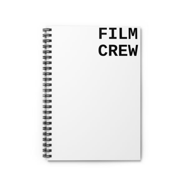 "Film Crew" Spiral Notebook - Ruled Line